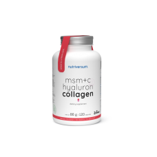 Рідкий колаген із гіалуроном Nutriversum MSM+C HYALURON COLLAGEN, 120 капсул