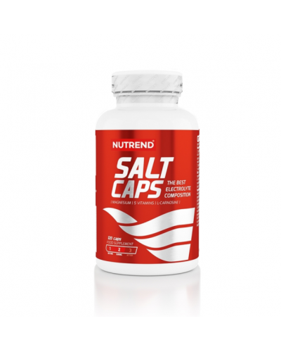Сольові таблетки проти спазмів NUTREND Salt caps, 120 капсул