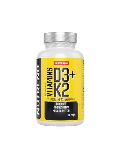 Вітамін Nutrend Vitamin D3+K2, 90 капсул