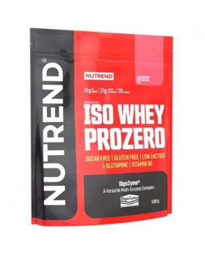 Протеїн Nutrend Iso Whey Prozero (Полуничний чізкейк) 2250 г