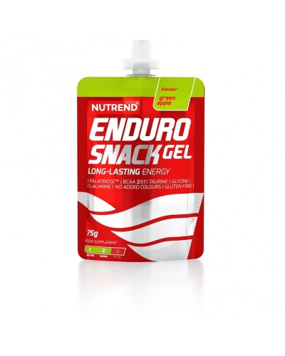 Енергетичний вуглеводний гель (дой-пак) NUTREND Endurosnack (Зелене яблуко) 75 г