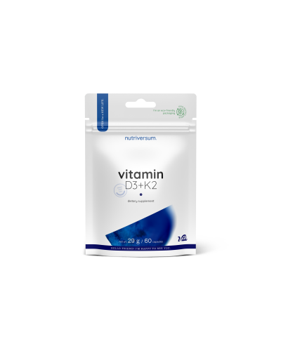 Вітаміни Nutriversum VITAMIN D3+K2, 60 капсулул