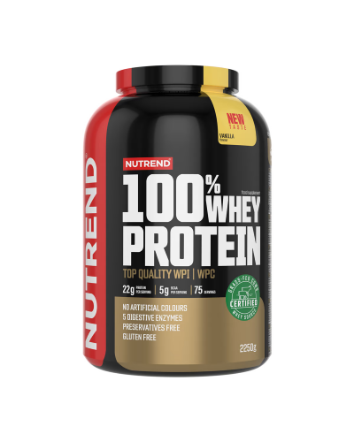 Протеїн Nutrend 100% Whey Protein (Ваніль) 2250 г