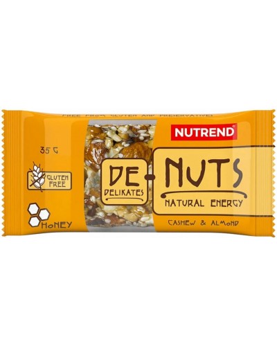 Батончик зерновий NUTREND De-Nuts (Кешью + Мигдаль) 35 г