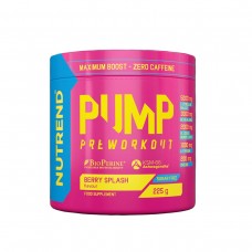 Передтренувальний комплекс Nutrend Pump Pre-Workout (ягідний сплеск) 225 г