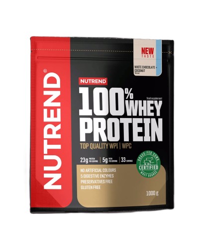Протеїн Nutrend 100% Whey Protein (білий шоколад + кокос) 1000 г