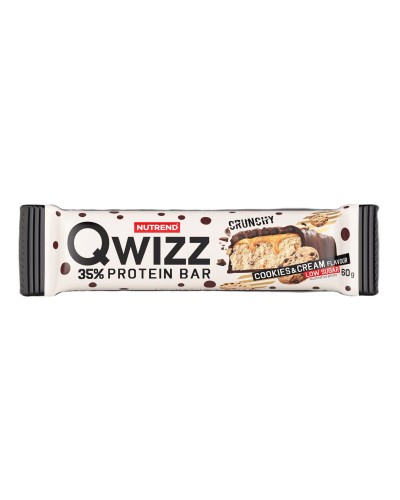 Протеїновий баточник Nutrend Qwizz Protein Bar (печиво та крем) 60 г