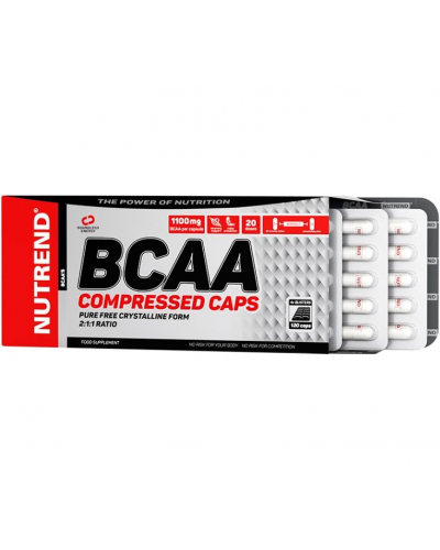 Амінокислота Nutrend BCAA Compressed Caps, 120 капсул