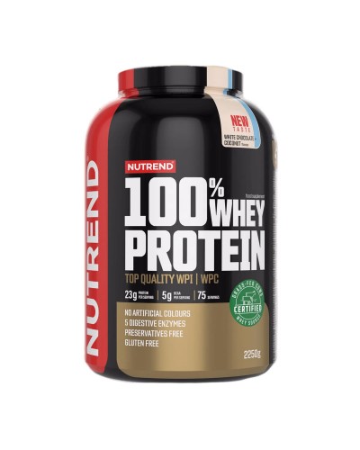 Протеїн Nutrend 100% Whey Protein (білий шоколад + кокос) 2250 г