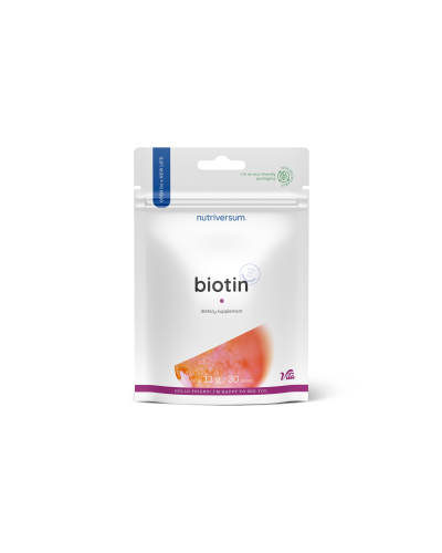 Біотин Nutriversum BIOTIN, 30 таблеток
