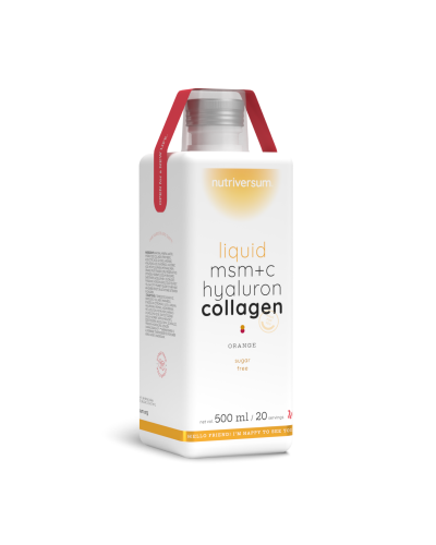 Колагеновий напій Nutriversum LIQUID MSM+C HYALURON COLLAGEN (апельсин) 500 мл