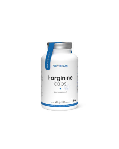 Амінокислота Nutriversum L-ARGININE 800 мг, 60 капсул