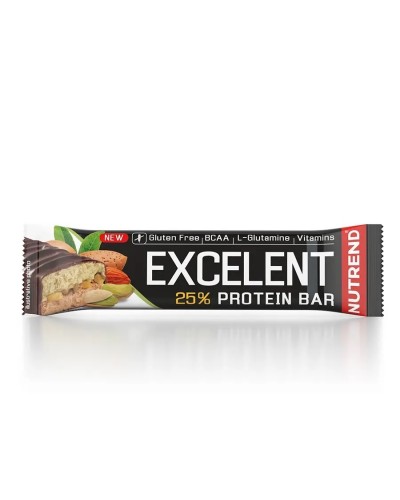 Протеїновий батончик NUTREND Excelent Protein bar (Мигдаль + Фісташка) 85 г