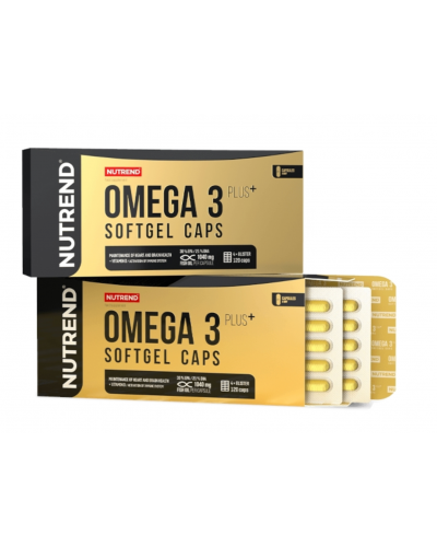 Вітаміни NUTREND Omega 3 Plus Softgel Caps, 120 капсул