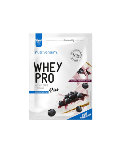 Протеїн Nutriversum WHEY PRO (чорничний чізкейк) 30 г