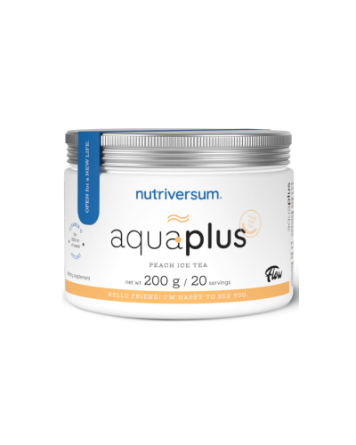 Напій з клітковиною та вітаміном С Nutriversum AQUA PLUS (персиковий холодний чай) 200 г