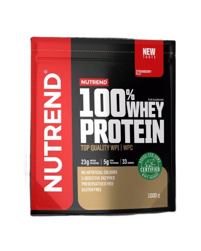 Протеїн Nutrend 100% Whey Protein (полуниця) 1000 г