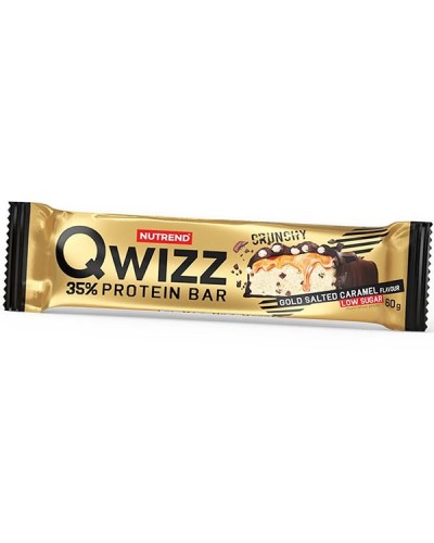 Протеїновий баточник Nutrend Qwizz Protein Bar (Солона карамель) 60 г