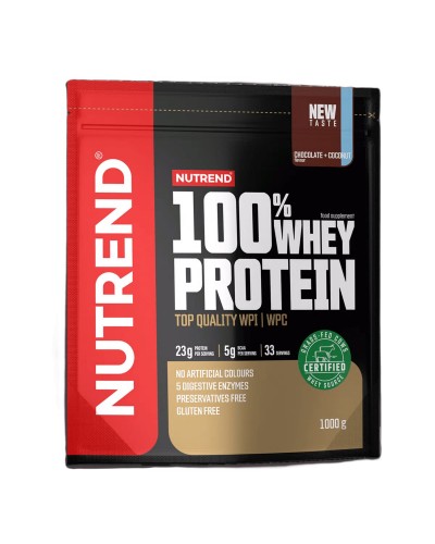 Протеїн Nutrend 100% Whey Protein (шоколад + кокос) 1000 г