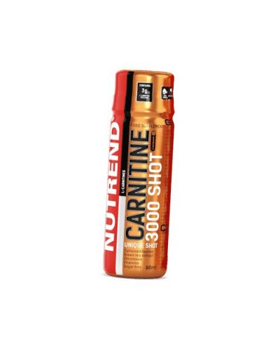 Жироспалювач NUTREND Carnitine 3000 Shot (Апельсин) 60 мл