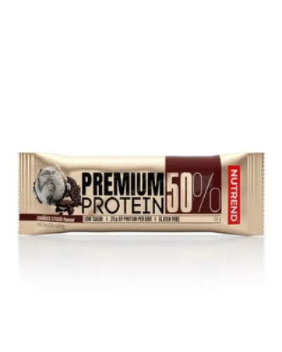 Протеїновий батончик NUTREND Premium Protein Bar 50% (Печиво + Крем) 50 г