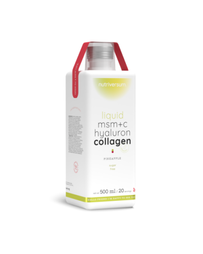 Колагеновий напій Nutriversum LIQUID MSM+C HYALURON COLLAGEN (ананас) 500 мл