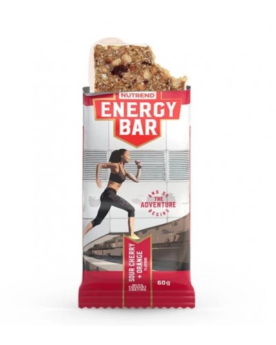 Вуглеводний батончик NUTREND Energy Bar (Вишня + Апельсин) 60 г