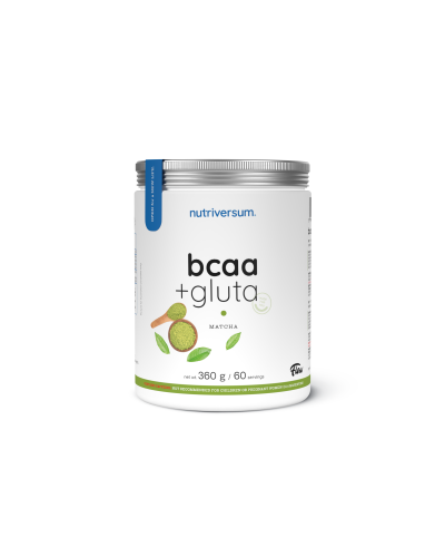 Амінокислоти Nutriversum BCAA + GLUTA (матча) 360 г