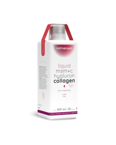 Колагеновий напій Nutriversum LIQUID MSM+C HYALURON COLLAGEN (лісові ягоди) 500 мл