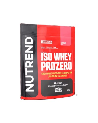 Протеїн Nutrend Iso Whey Prozero (полуничний чізкейк) 500 г