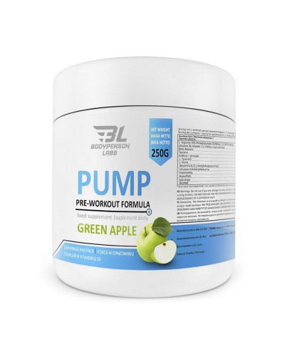 Pump Pre-Workout Formula (250 g, tropical)
