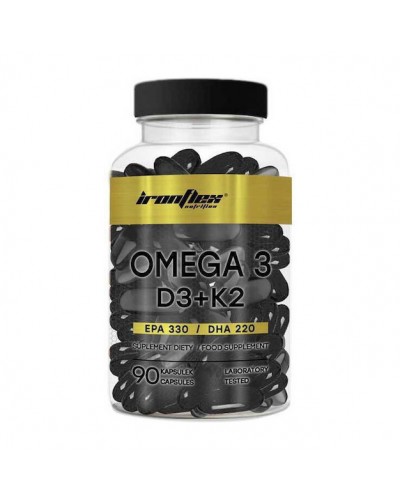 IronFlex Omega-3 D3+K2 (90 caps)