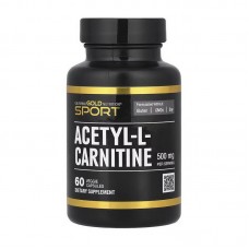 California Gold Nutrition Acetyl-L-Carnitine 500 mg (60 veg caps)