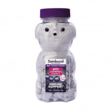 Sambucol Black Elderberry Chewable Teddies For Kids + Vitamin C (60 chew teddies)