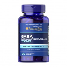GABA (Gamma Aminobutyric Acid) 750 mg (90 capsules)