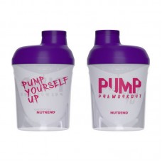 Nutrend Shaker Pump Your Self Up (300 ml, transparent/purple)
