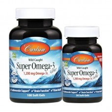 Super Omega 3 1,200 mg wild caught (100+30 soft gels)