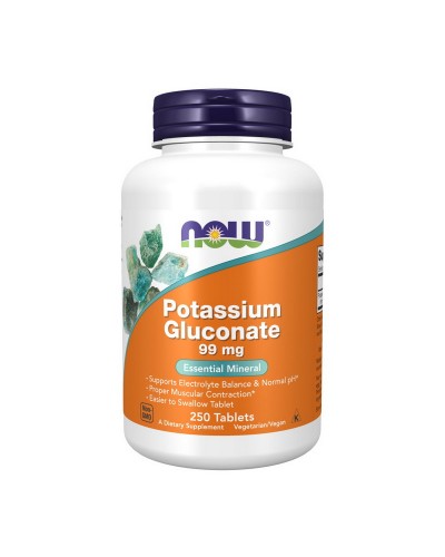 NOW Potassium Gluconate 99 mg (250 tab)