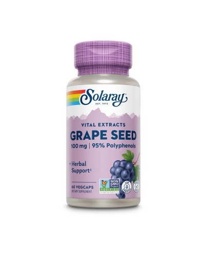 Solaray Vital Extracts Grape Seed 100 mg (60 veg caps)