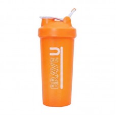 Brave U Shaker With Metal Ball (600 ml, orange)