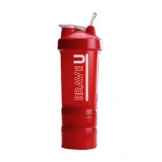 Brave U Shaker 3 in 1 (450 ml, red)