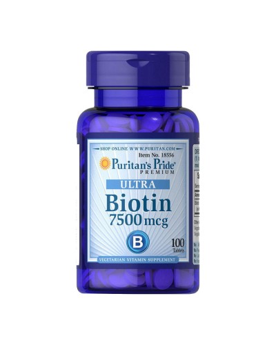 Ultra Biotin 7500 mcg (100 tabs)