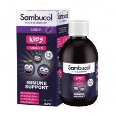 Sambucol Black Elderberry Liquid For Kids + Vitamin C (230 ml)