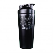 Qhush Steel Shaker (750 ml, black)