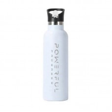 Powerful Progress Sport Waterbottle (500 ml, white)