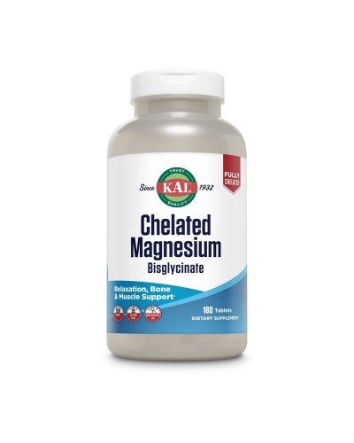 KAL Chelated Magnesium Bisglycinate (180 tab)