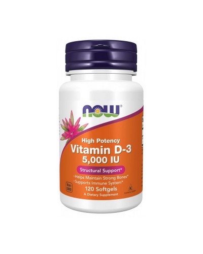 Vitamin D-3 125 mcg (5000 IU) (120 softgels)