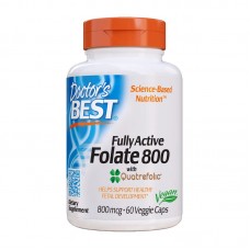 Doctor's BEST Fully Active Folate 800 mcg (60 veg caps)