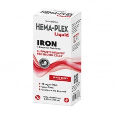 Natures Plus Hema-Plex Liquid Iron (250 ml, mixed berry)