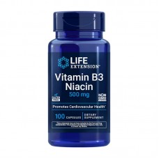 Life Extension Vitamin B3 Niacin 500 mg (100 caps)